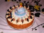 Tauftorten mit Buttercreme und Sahne