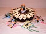Mikadotorte mit Opafigur